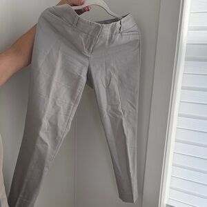 Women’s Tailored Light Gray Chino Pants